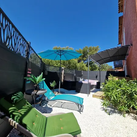 Lägenhet L'instant - Bord De - Avec Grand Jardin A La Capte *