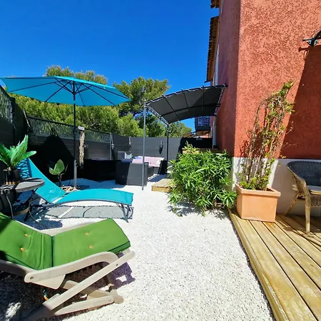 Appartement L'instant - Bord De - Avec Grand Jardin à La Capte *