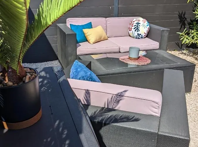 L'instant - Bord De - Avec Grand Jardin A La Capte Lägenhet *