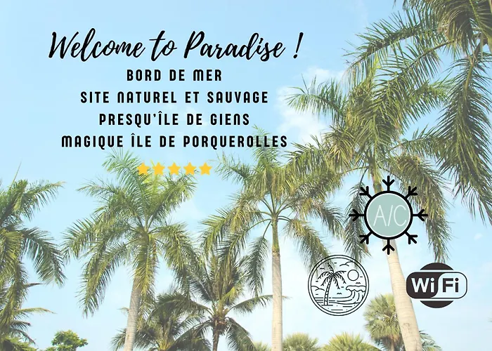 L'instant - Bord De - Avec Grand Jardin A La Capte Lägenhet Hyères