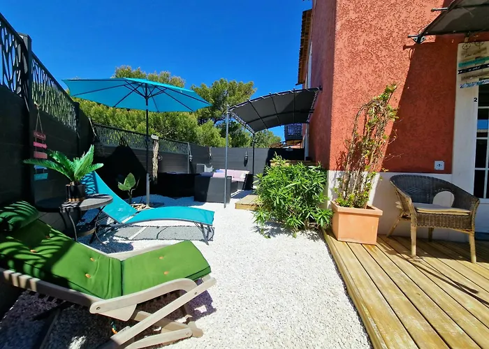 Lägenhet L'instant - Bord De - Avec Grand Jardin A La Capte *