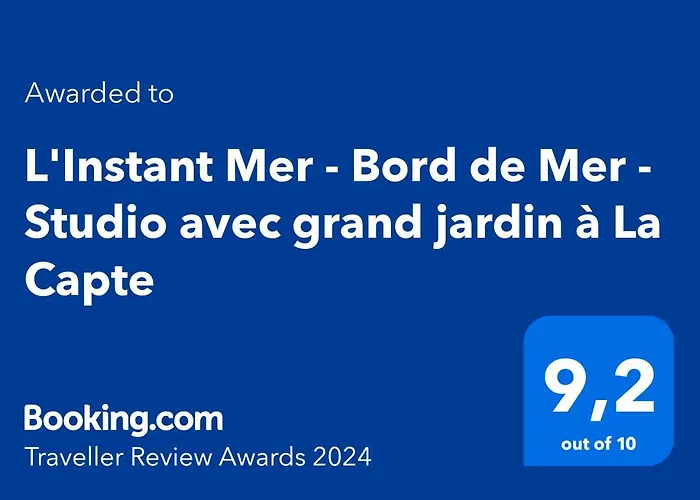 Apartment L'instant - Bord De - Avec Grand Jardin A La Capte *